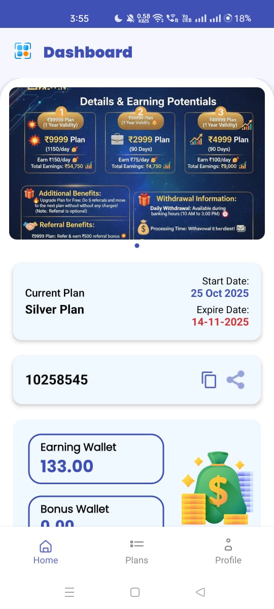 EarnEazee Dashboard